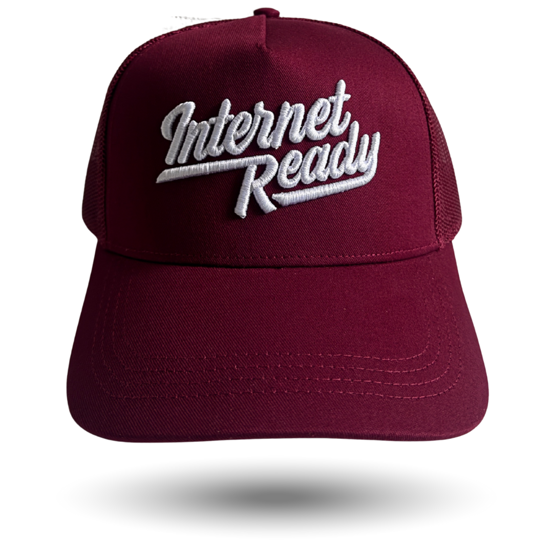 Internet Ready - Mesh (Burgundy/White)